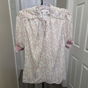 Tamara H Floral Puff Sleeve Blouse